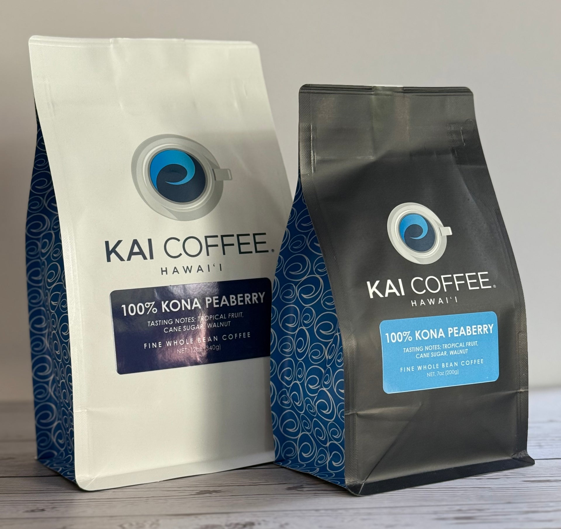 100% Kona Peaberry 7oz or 12oz – Kai Coffee Hawaii